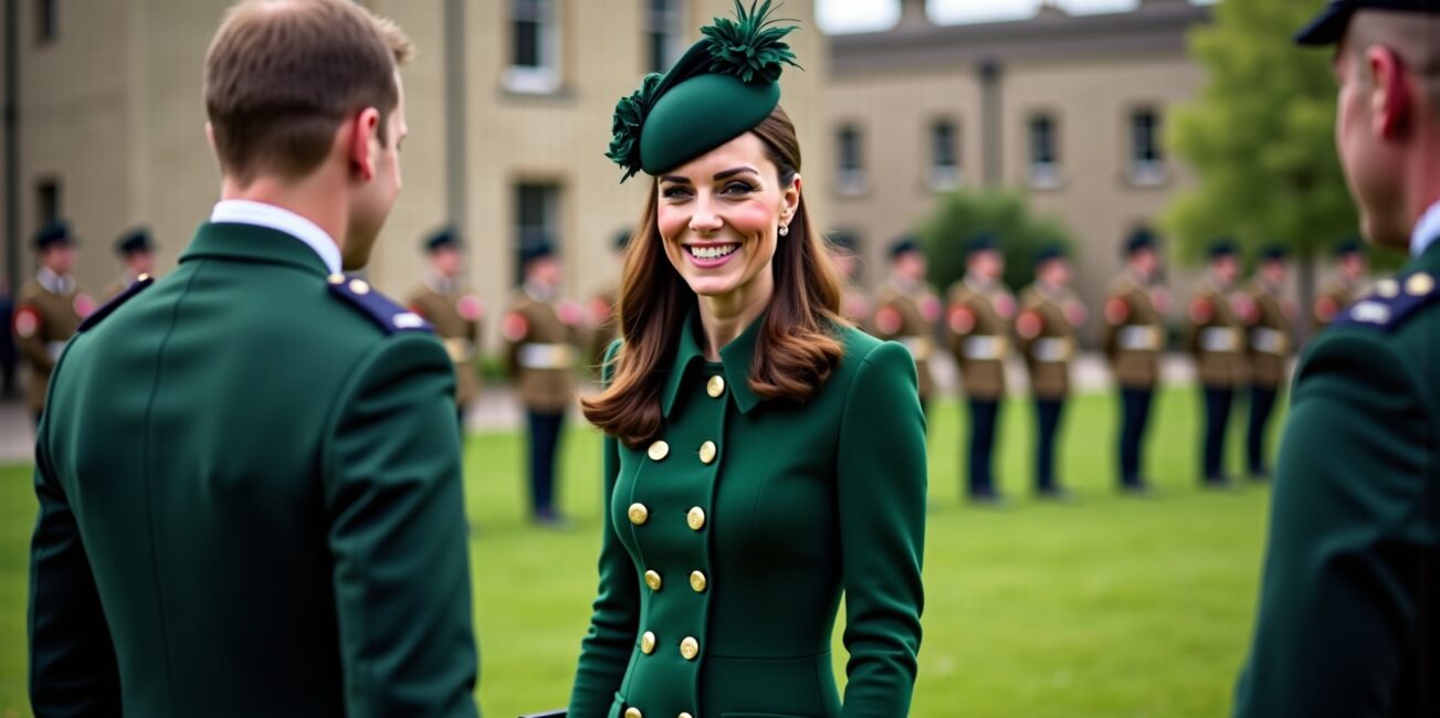 Kate Middleton entame une mission en solo pour célébrer la Saint-Patrick avec les forces armées