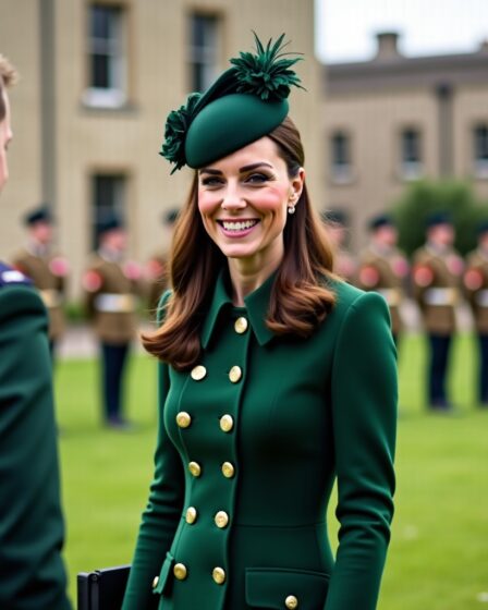 Kate Middleton entame une mission en solo pour célébrer la Saint-Patrick avec les forces armées