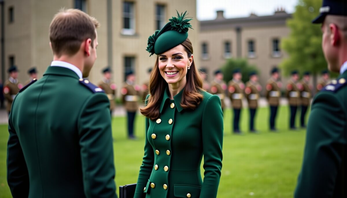 Kate Middleton entame une mission en solo pour célébrer la Saint-Patrick avec les forces armées
