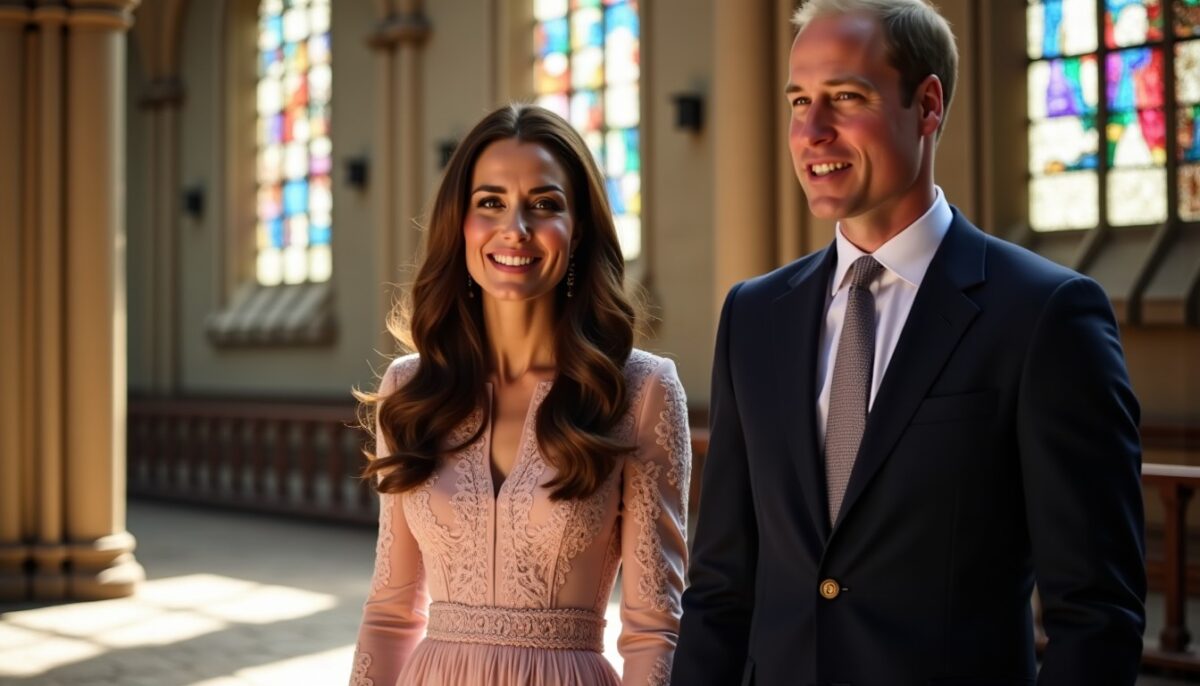 À la cathédrale de Canterbury, Kate Middleton resplendit de grâce aux côtés du prince William