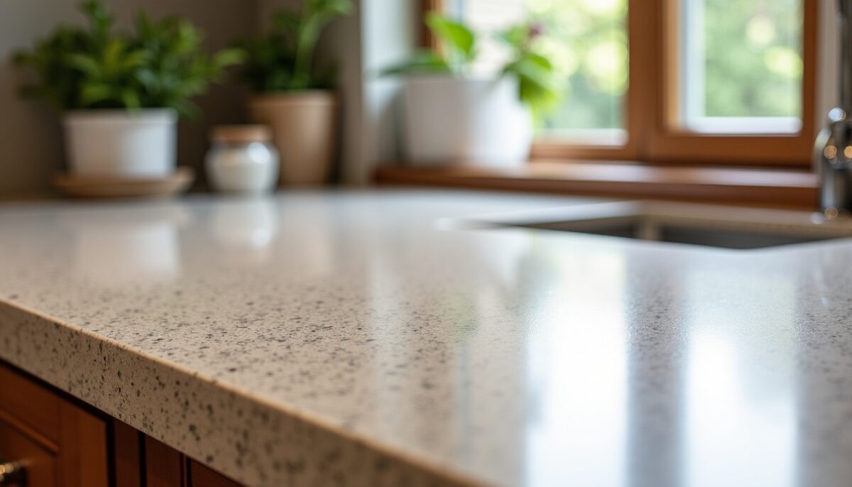 Comment harmoniser la faïence de votre crédence avec un plan de travail en bois ou en quartz ?